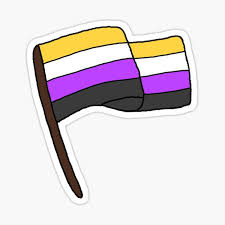 Most people know what the lgbtq+ pride flag looks like. 10 Non Binary Pride Flag Stickers Non Binary Flag Weatherproof Stickers