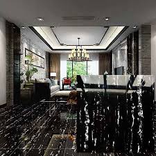 Will black living room floors be having a moment? Black Polished Ceramic Floor Tiles Size 600 X 600mm Model Hs629gn Hanse Tiles Products