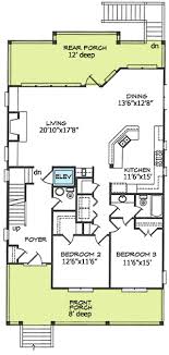 Narrow lot duplex house plans. Plan 15035nc Narrow Lot Beach House Plan Beach House Floor Plans Beach House Plans House Layout Plans