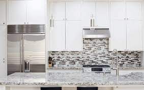 You an certainly put up a backsplash, but keep it simple, one color. How To Match Backsplash Tile To Granite Countertops In 2021 Marble Com
