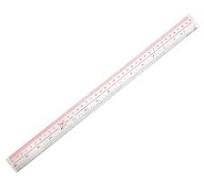40 cm lang, Messbereich aus transparentem Kunststoff, gerader Rand. :  Amazon.de: Gewerbe, Industrie & Wissenschaft