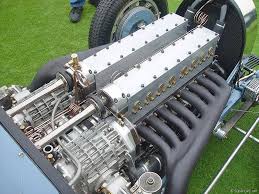 Bugatti 8 Cylinder In Line With Twin Cam Almost 70 Years Ago Engineering Bugatti Race Engines