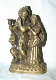 Krishna is famous for playing the flute. Ymying Zcd 130 G A Beautiful Brass Statue Of Radha Krishna Flute Playing Engraved Nicely India Brass Mirror Brass Lion Statuebrass Corner Aliexpress