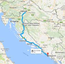 Croatia Road Trip Itinerary Map Kroatien Urlaub Kroatien Urlaub