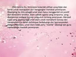 Islam Perempuan Dan Feminisme Ppt Download