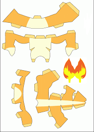 Charmander Papercraft Part 2 By Kira759 On Deviantart Papercraft Pokemon Papercraft Templates Papercraft Printable