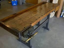 Notable differences compared to the workbench in his book include hand cut dovetails on the tail vise. Pin By Josh Berer On Woodwork Ideas Industrial Home Design Workbench Woodworking