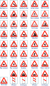 Road Signs Chart Pdf