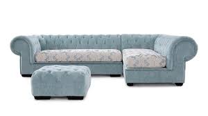 Divani Casa Metropolitan Mini Transitional Grey Fabric Sectional Sofa Ottoman By Vig Furniture