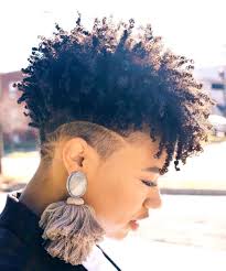 Curly natural hair is super versatile, and it can take on the form of every hairstyle on the planet. Pin On Natural Hair Styles With Shaved Sides