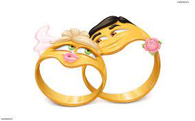 Two Happy Wedding Rings