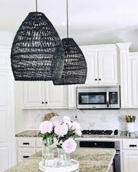Black Rattan Pendant Lights Peonies White Kitchen World Market Find Black Pendant Light Kitchen Rattan Pendant Light Wicker Pendant Light