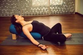 Image Result For Butterfly Pose With Bolster Yin Yoga Sequence Yoga Sequences Restorative Yoga Poses