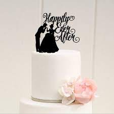 Wedding Cake Topper Happily Ever After Groom Kiss Bride Hand Wedding Cake Toppers Cinderella Cake Topper Custom Cake Toppers