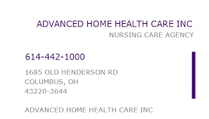 Is a privately owned and medicare certified agency. 1588819213 Npi Number Advanced Home Health Care Inc Columbus Oh Npi Registry Medical Coding Library Www Hipaaspace Com C 2021