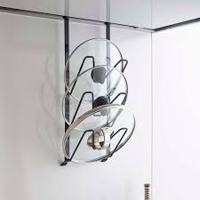 キッチン インテリア 雑貨 ランドリー 収納のメーカー on instagram 調理中に置き場所に困る鍋やフライパンの蓋 レンジフードなべ蓋ホルダー タワー が悩みを解決してくれます レンジフード下のデッドスペースを活用して 最大3つのなべ蓋を使いやすく収納する