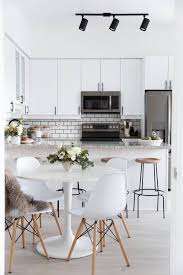 Stephanie Sterkovski S Minimalist 800 Square Foot Home Is A Small Space Dream Small Apartment Kitchen Small Apartment Kitchen Decor Dining Room Small