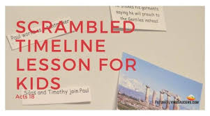 He must have taken a second pass through miletus because he wrote 1 timothy. Acts 18 Scrambled Timeline Lesson For Kids