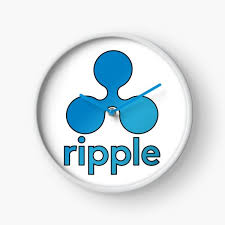 Xrp ripple crypto vintage retro logo symbol. Xrp Clocks Redbubble