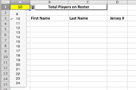 Youth Baseball Lineup Manager And Template Spiders Elite