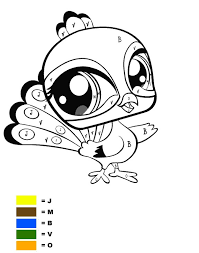 Page de coloriage à imprimer de petshop! Coloriage Nouveau Pet Shop