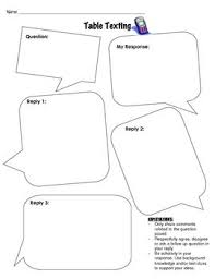 Table Texting Is A Fun Interactive Strategy You Can Use With Any Piece Of Text Or Topic The Key Is To Pose Teaching Reading Language Arts Lessons Teaching