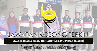 Terdapat beribu kekosongan jawatan kosong 2019 untuk jawatan kerani yang dibuka kepada rakyat malaysia yang berumur 18 tahun ke jawatan kosong 2019 ini akan diupdate dari semasa ke semasa. Jawatan Kosong Terkini Di Majlis Agama Islam Dan Adat Melayu Perak Maipk 22 July 2019 Jawatan Kosong 2021 Kerja Kosong Terkini Job Vacancy