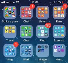 How To Organize Apps On Iphone Folders Labeled Based On What You Can Do With Those Apps Iphone Organize Phone Apps Organize Apps On Iphone Organization Apps