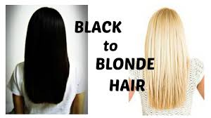 Blend it out from the roots of your hair down. How To Bleach Black Hair Blonde Bleaching Your Hair Bleaching Black Hair Dyed Blonde Hair