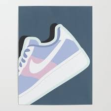 Air Force 1s Poster By Katzuleyka 18 X 24 Diy Canvas Art Diy Art Painting Simple Canvas Paintings