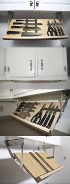 Under Cabinet Magnetic Knife Rack Kitchen Storage Home Diy Home Remodeling