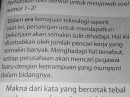 Berbagai macam contoh sinonim dan antonim sesuai kbbi. Sinonim Dari Kata Yng Bercetak Miring Pada Paragraf Tersebut Brainly Co Id