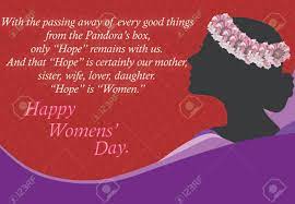 But these days, a feminist isn't someone who hates. Happy Women S Day Quotes Stock Photo Picture And Royalty Free Image Image 73477114