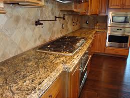 Exciting Best Design Idea Granite Kitchen With White Granite Counter Granite Countertops Kitchen Granite Countertop Kitchen Island Kitchen Countertops Pictures