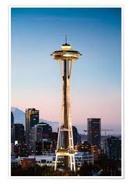 Does anyone know when the space needle will open back up? Matteo Colombo Die Space Needle Seattle Usa Poster Online Bestellen Posterlounge De