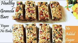 These are more like a dense cake than commercial granola bars. Healthy Homemade Oat Bars Granola Bar No Bake No Sugar Vegan Youtube