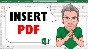 How To Embed Insert Link A Pdf File In An Excel Cell Youtube
