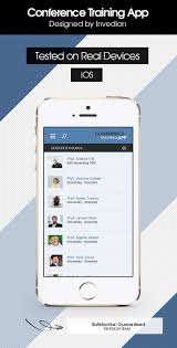 Conference Training App With Cms Ios Admob Push Notifications By Invedion App App Design Conference