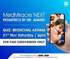 Asthma is inflammation and narrowing of the airways (bronchi), and during an attack the muscles around the bronchial tubes constrict and make it very difficult to breathe. Med Miracle Don T Miss Pediatrics Live Quiz By Dr Anand Facebook