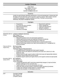 For this, we will discuss some examples of resume objectives for fresher students in computer science. Professional Computer Software Resume Examples Livecareer