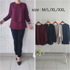 See more ideas about satin blouse, satin blouses, blouse. Jual Blouse Atasan Wanita Kerja Murah Mei 2021 Blibli