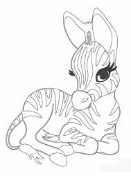 Baby Zebra Coloring Page In 2020 Animal Coloring Pages Zoo Animal Coloring Pages Puppy Coloring Pages