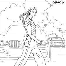 It has integrated essential components such as numerous color palettes, beautiful pages and design images. Colorfly Freebie Enjoy The Vibe Of Youth With Colorfly You Now Can Download And Print The Picture To Col Barbie Coloring Coloring Books Colorful Pictures