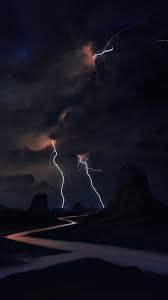 Lightning struck in the city at night. Lightning Road Streetwear Wallpaper Travis Scott Iphone Wallpaper Cool Wallpapers Backgrounds