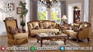 Kursi tamu sudut mahkota sofa minimalis meja teras tamu kayu jati ukir. Jual Sofa Tamu Kayu Jati Classic Design Empire Best Guality Great Solid Wood Ttj 1064
