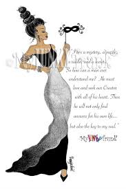 African American Art Natural Hair Afro Black Woman Art Fashion Illustration Print Mysterious Black Women Art African American Art Natural Hair Art
