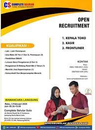 Loker driver bank di solo : Loker Solo Kepala Toko Kasir Dan Frontliner Di Complete Seluler Solo