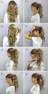 Wer schöne lange haare haben möchte, muss sie entsprechend pflegen und sich viel um seine haare kümmern. 45 Schone Schnelle Und Einfache Frisuren In 2 Minuten Fur Die Arbeit Oder Die Schule Frisuren Haar Styling Frisur Hochgesteckt
