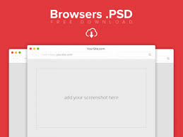 Flat Web Browser Mockup Psd Mockup Free Psd Web Mockup Flat Web