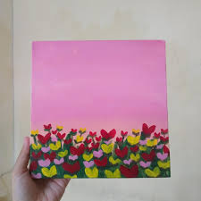 Selain itu, dengan perkembangan teknologi yang. Lukisan Bunga Tulip Desain Kerajinan Tangan Karya Seni Di Carousell